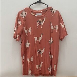 Llama Print T-Shirt
